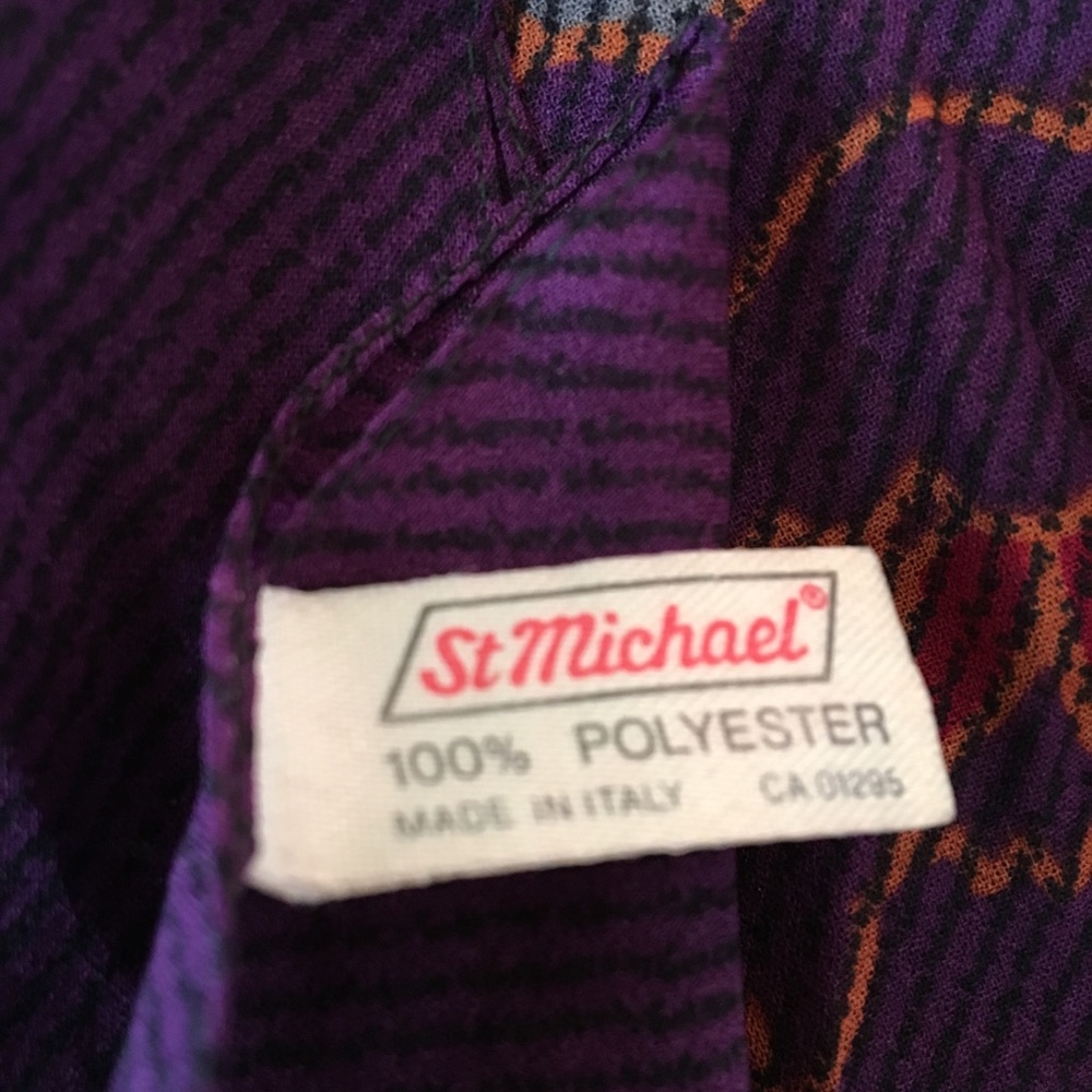 Italian polyester scarf by St. Michael’s - Picture 3 of 4